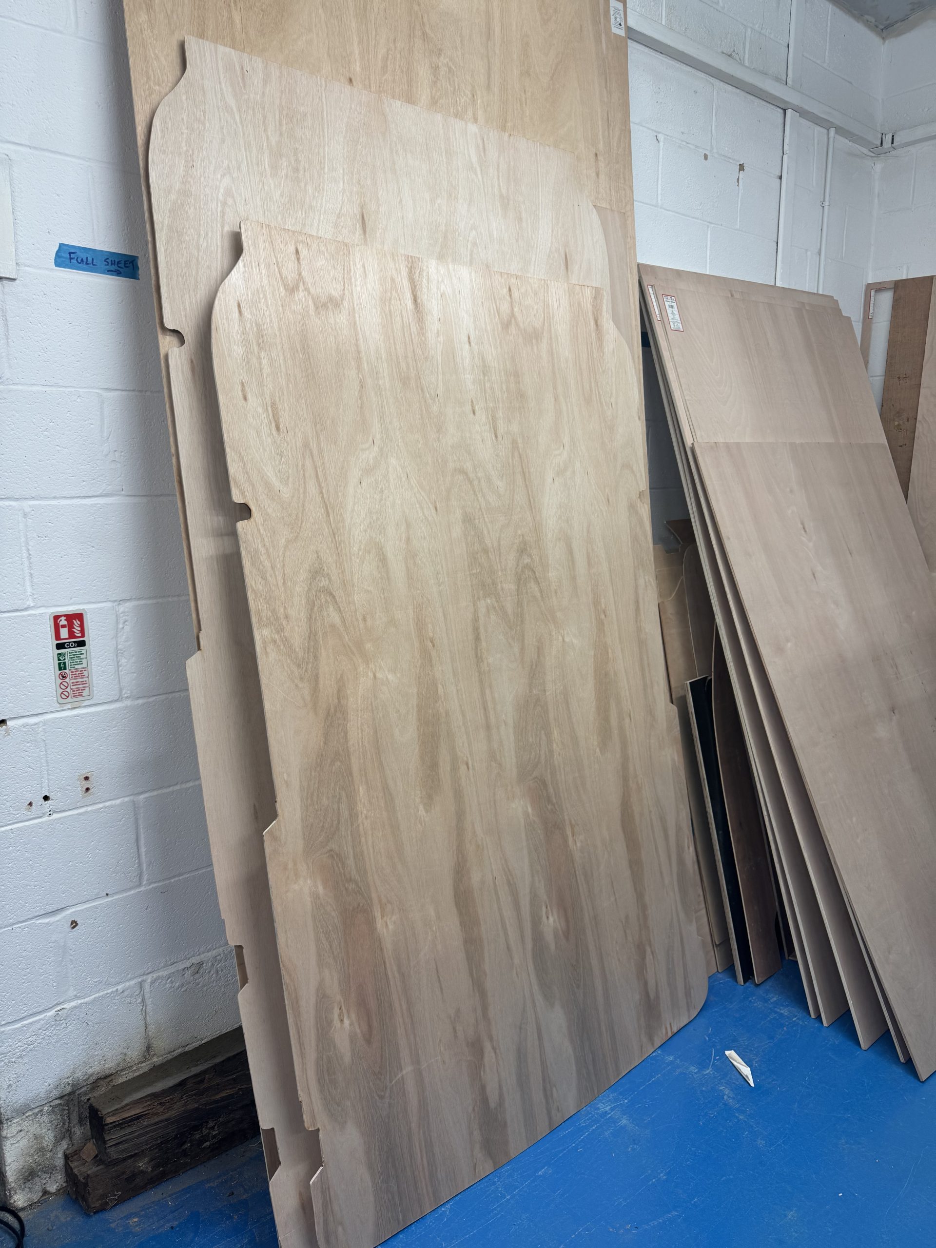 One piece ply roof panel - 5mm ply
